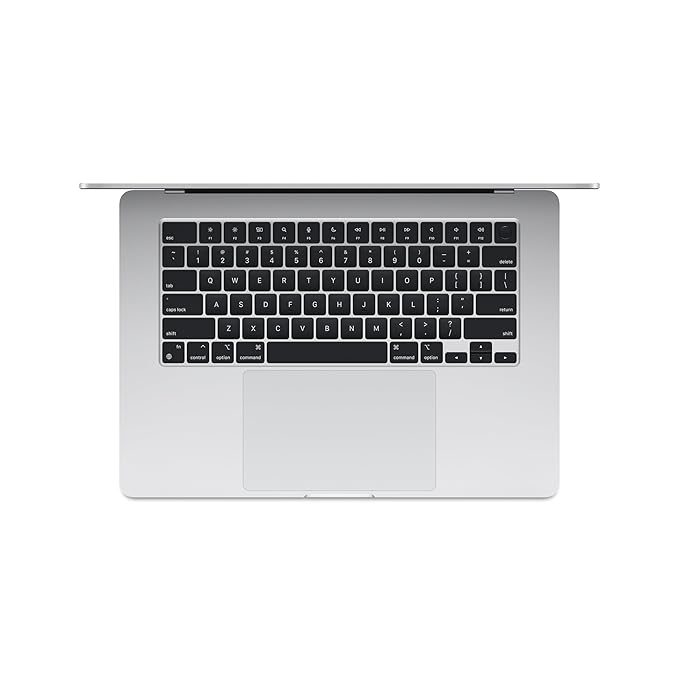 Apple 2024 MacBook Air 15″ Laptop with M3 chip: 38.91 cm (15.3″) Liquid Retina Display, 16GB Unified Memory, 512GB SSD Storage, Backlit Keyboard, 1080p FaceTime HD Camera, Touch ID- Silver